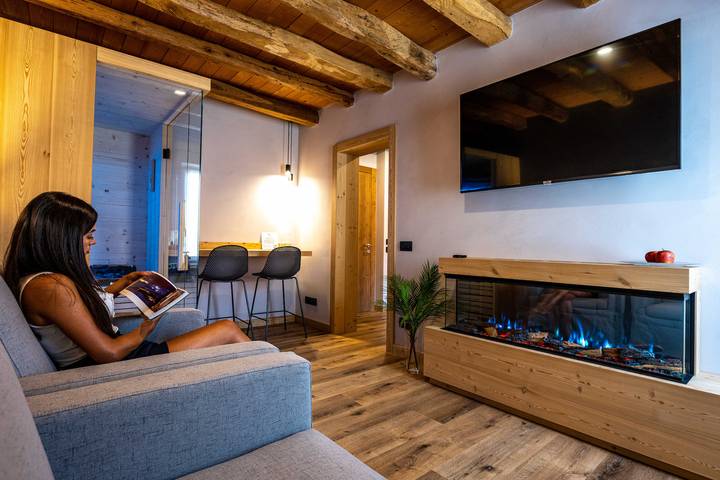 Appartamento intero, Teverone Suites & Wellness - Camera Civetta in Chies d'Alpago, Prealpi Carniche