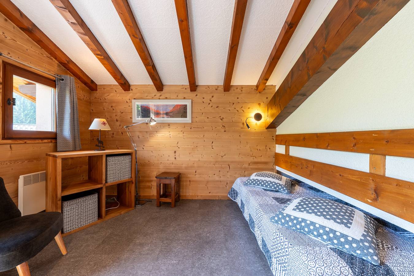 Studio entier, Studio '16 - Le Lagopede' avec vue sur montagne et balcon in Cohennoz, Région d'Albertville