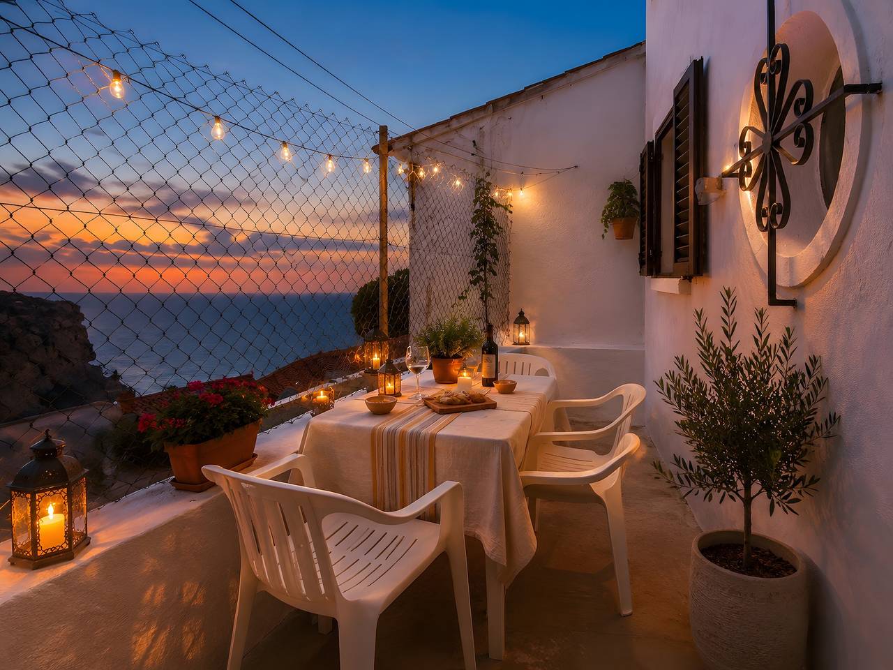Casa de por do sol Vista Mar, Terraço Privado e Varanda in Azenhas do Mar, Costa de Lisboa