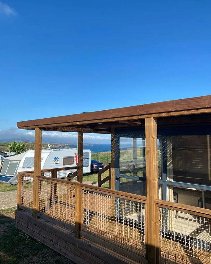 Camping pour 4 personnes, avec terrasse ainsi que vue et jardin dans Asturies - 3