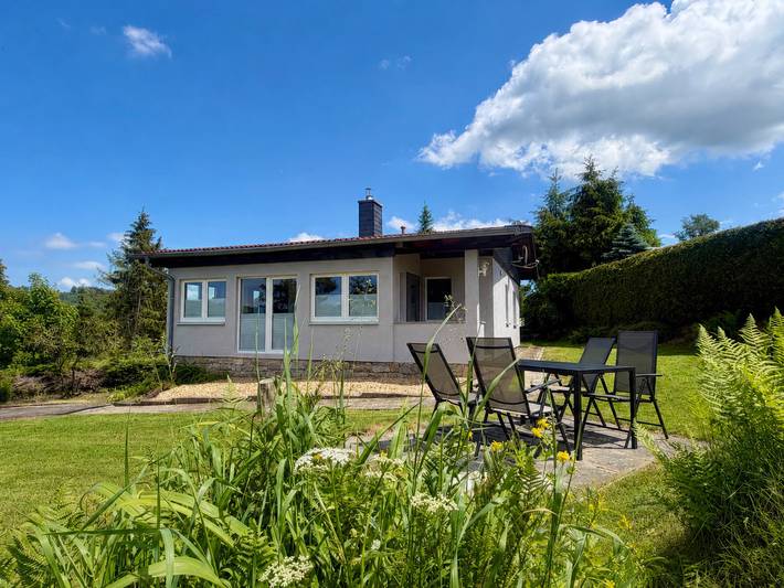 Ferienhaus für 6 Personen, mit Terrasse und Garten sowie Ausblick in Altenbrak