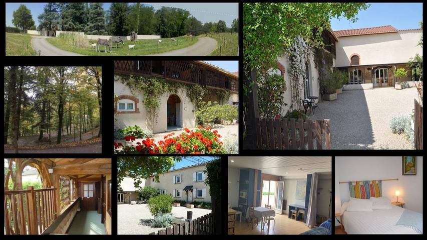 Gîte pour 3 personnes, avec Terrasse et Jardin à Brignais