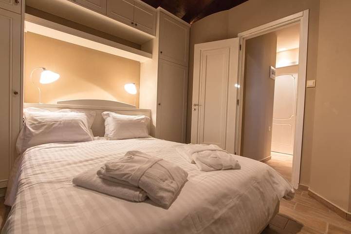 Seaview Traditionelle Villa inmitten von Olivenbäumen 500 Meter vom Sandstrand in Rethymno und Umgebung