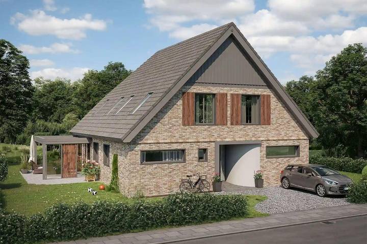 Luxus-Ferienhaus für 10 Personen, mit Terrasse und Garten in Wesermarsch