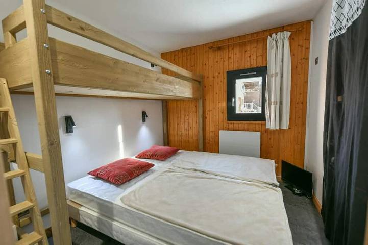 Appartamento intero, A 300m dalle piste di sci, 2° piano, vista piste da sci, balcone, televisione, 35m², Les Saisies in Les Saisies, Albertville e dintorni