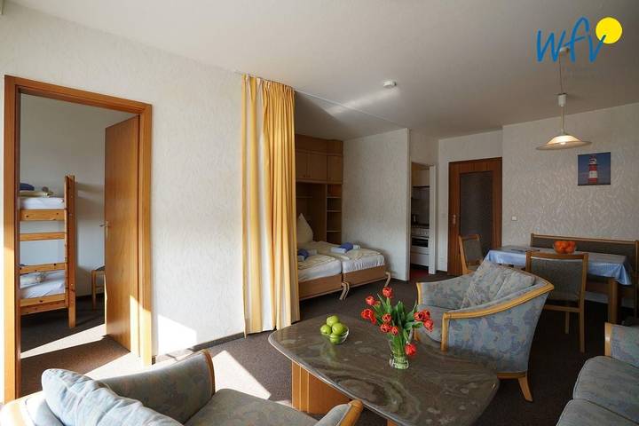 Ferienwohnung für 4 Personen, mit Balkon an der Nordsee - 3