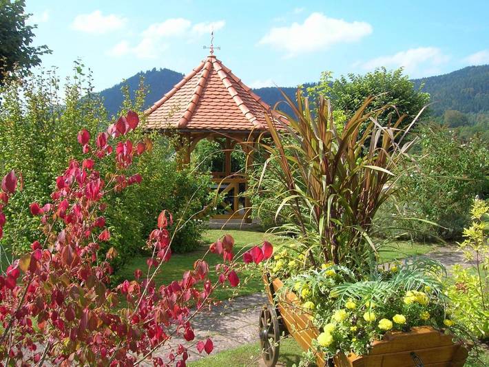 Gîte pour 6 personnes, avec jardin ainsi que vue et terrasse, adapté aux familles dans La Petite-Raon