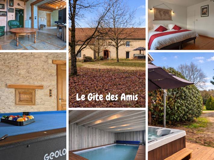 Gîte pour 14 personnes, avec Jardin