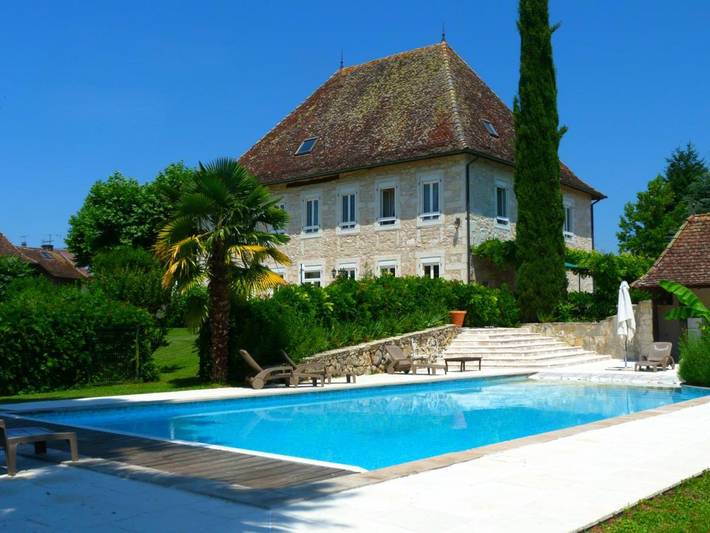 Villa pour 10 personnes, avec jardin ainsi que piscine et vue