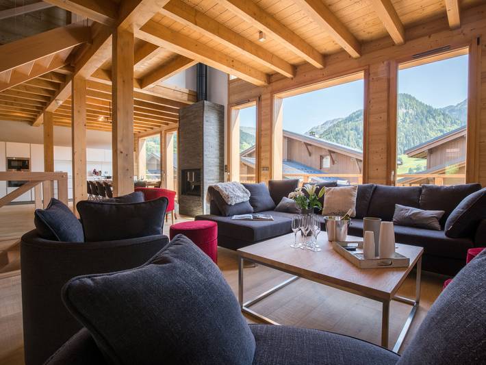 Chalet pour 14 personnes, avec balcon, adapté aux familles à Praz-sur-Arly - 2