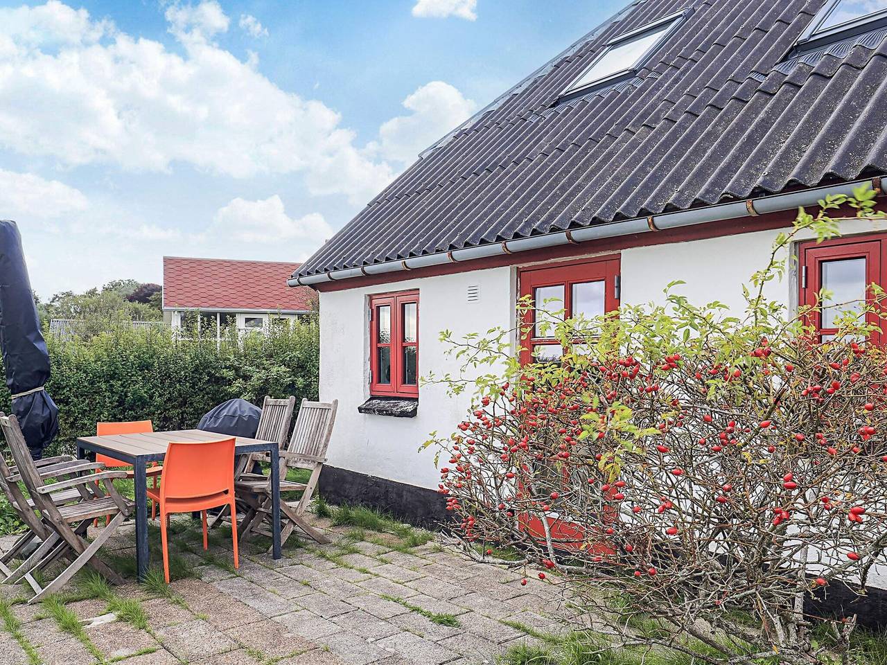 Panoramablick Fischerhaus in Limfjord in Nordjütland
