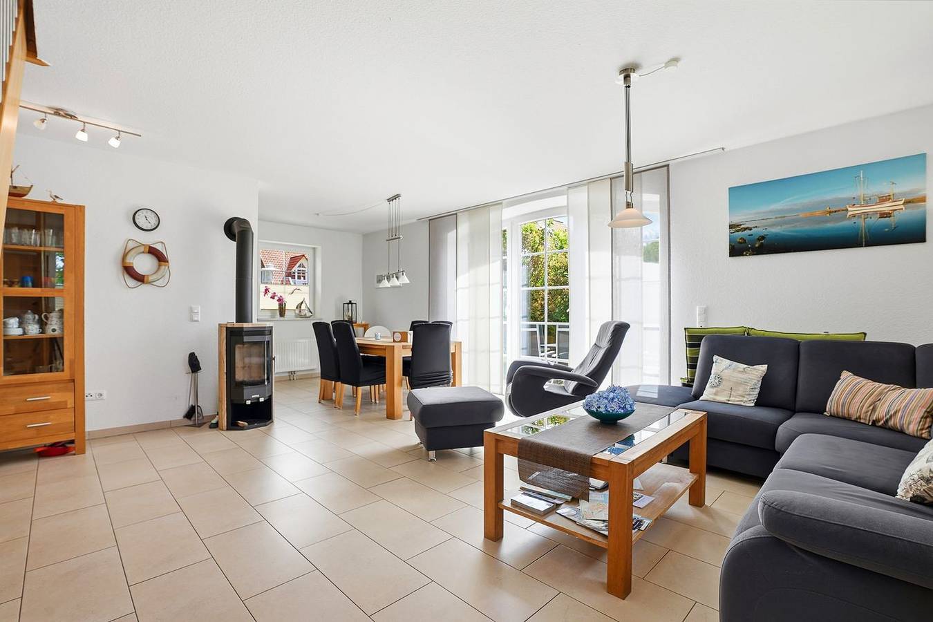 Freistehendes Ferienhaus (100qm) für 6 Personen mit Garten, Kamin, 2 Bädern in Norden, Norden und Umgebung