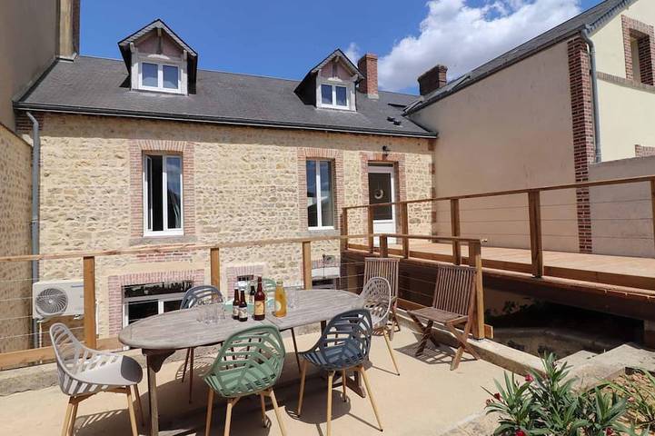 Gîte pour 7 personnes, avec jardin