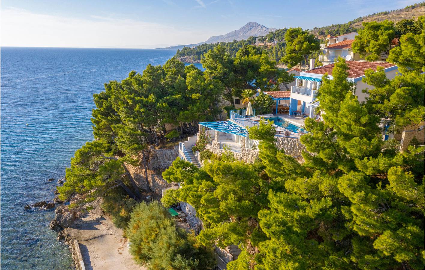 Dom dla 10 osób z taras in Stanici, Żupania splicko-dalmatyńska