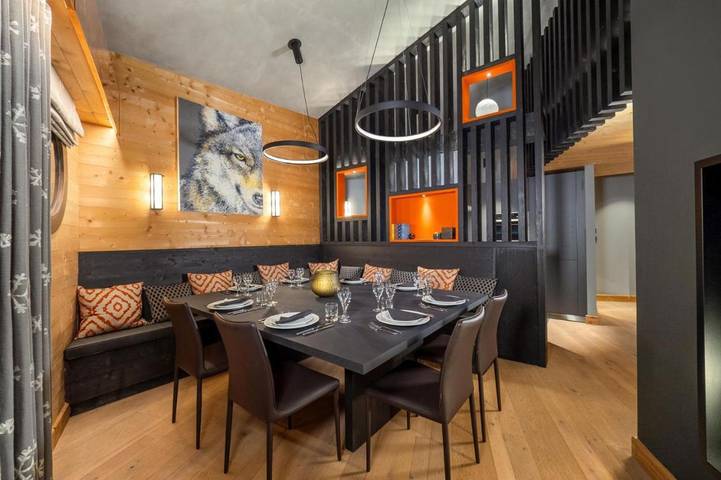 Gîte pour 8 personnes, avec Balcon ainsi que Sauna et Vue
