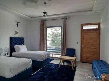 Chambre d’hôte pour 2 personnes, avec vue et jardin ainsi que terrasse et piscine dans Ghazoua