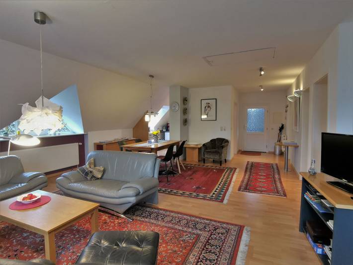 Ganze Ferienwohnung, Kobs: FeWo für 4 Personen mit 2 Bädern und großem Wohnzimmer - Ferienwohnung Kobs in Ausacker, Schleswig-Flensburg