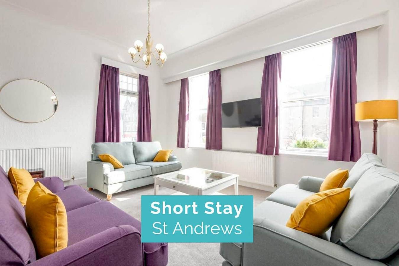 Ganze Wohnung, The Cross Keys Apartment (85D Market Street) in St Andrews, Region Fife