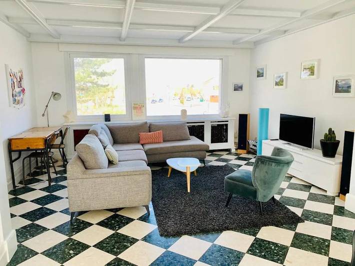 Location de vacances pour 8 personnes, avec vue et terrasse à Leffrinckoucke - 3