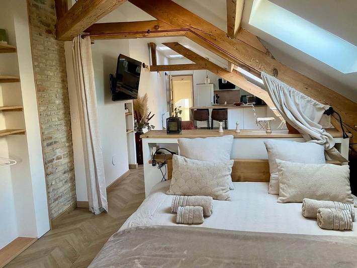 Ferienwohnung für 4 Personen, mit Ausblick und Balkon, mit Haustier