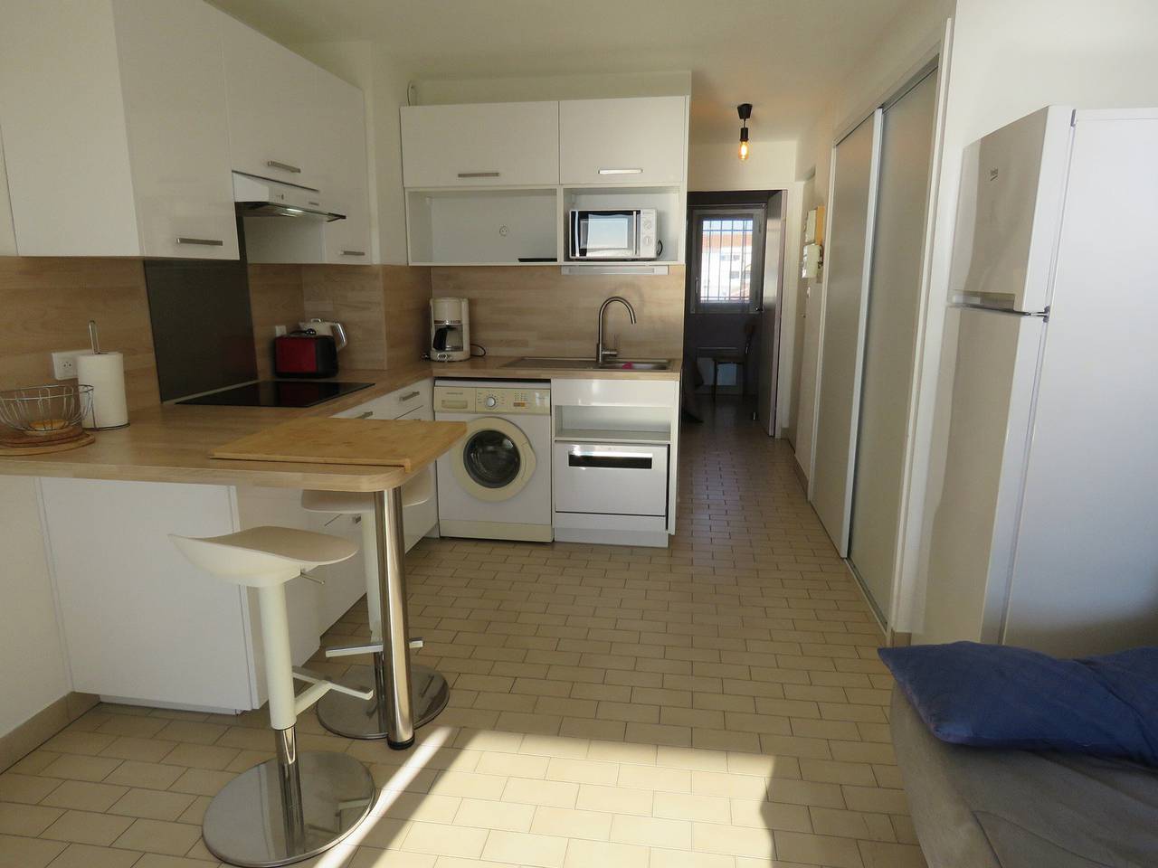 Entire apartment, 30m² T2 with parking in Sète, sea view in Sete, Côte d'Améthyste