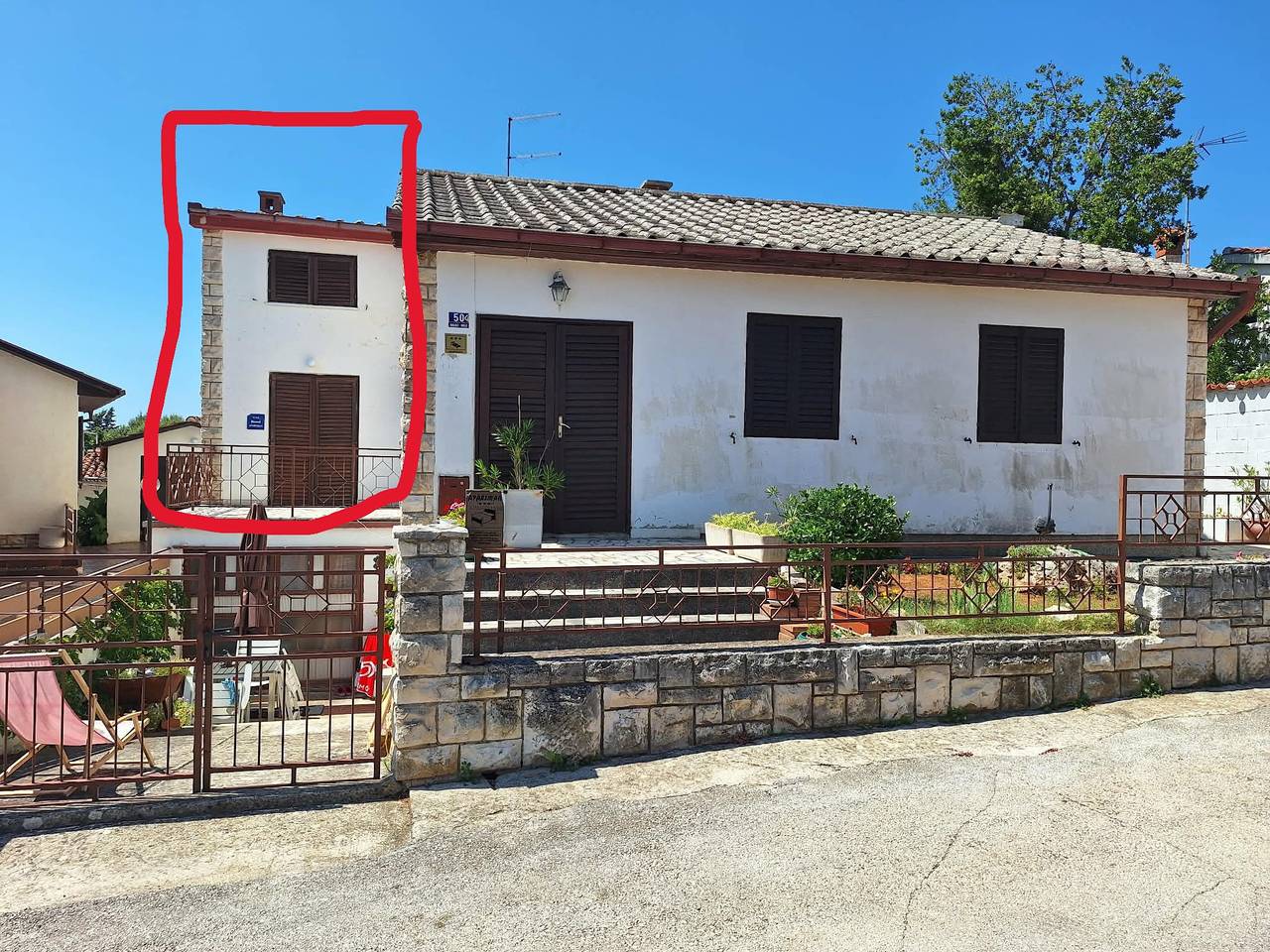 Appartement entier, Appartement de vacances pour 4 personnes avec terrasse in Beach Centinera, Banjole
