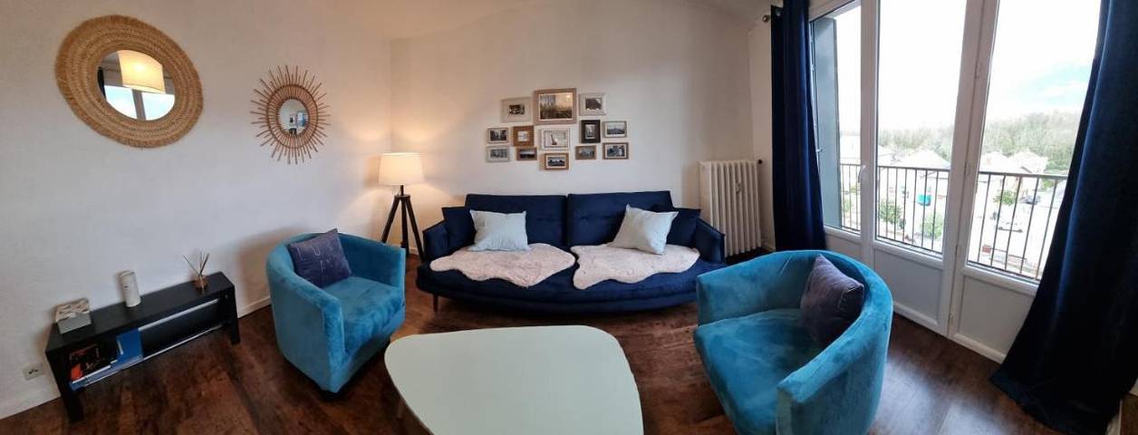 Appartement de vacances pour 4 personnes, avec Balcon et Vue