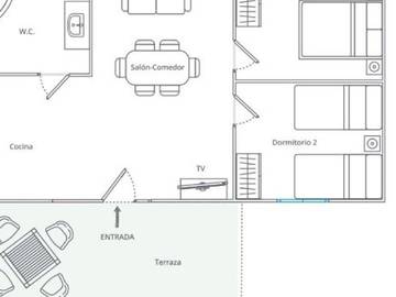 Bungalow per 4 Persone in Isla Cristina, Andalusia, Foto 2
