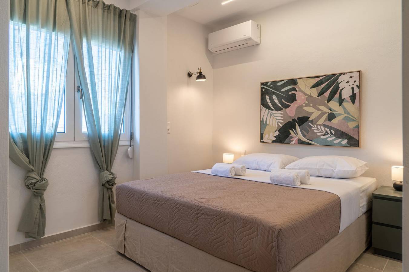 Appartement entier, Appartement de vacances pour 6 personnes avec balcon in Région d'Iraklio-Héraklion