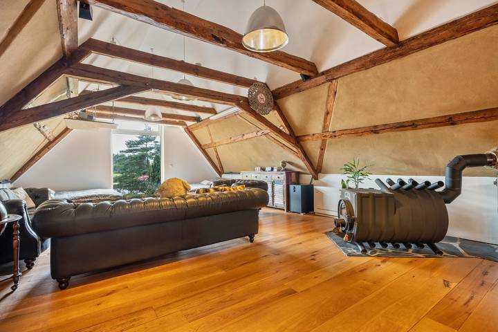 Casa de vacaciones 'Wohlfühlurlaub In Der Scheune' con terraza privada, Wi-Fi y aire acondicionado in Schildau, Belgern-Schildau