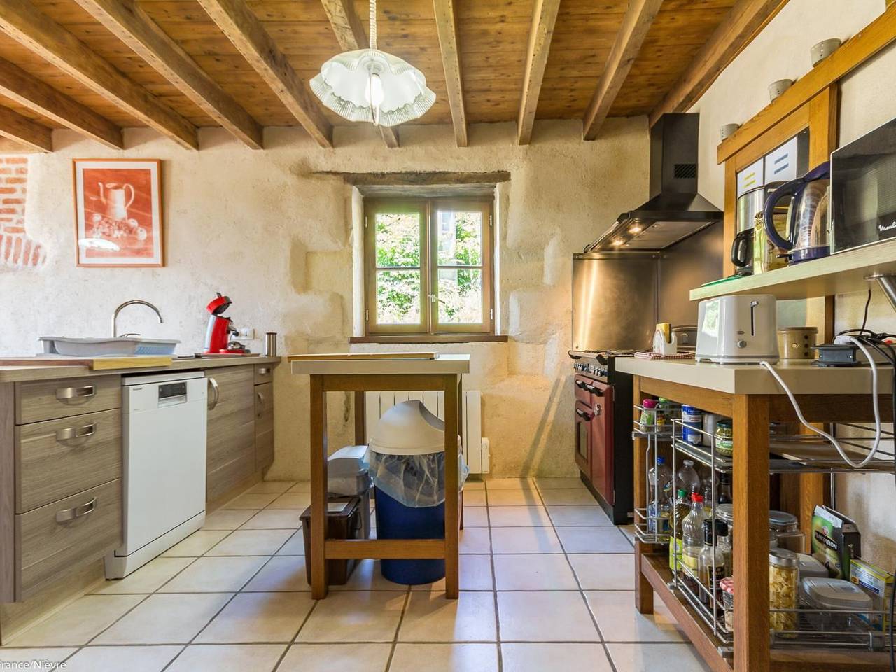 Restored farmhouse with garden, near Loire à Vélo in Nièvre