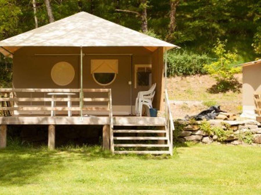 Camping la Vallée de Poupet - Lodge 5 personnes - Lodge Famille in Saint-Malô-du-Bois, Vallée de la Loire