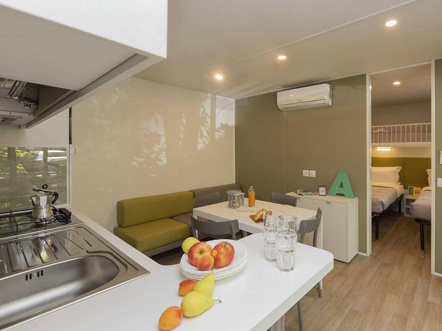 Hu Montescudaio village - Mobilheim 5 personen - Bungalow Familiare in Montescudaio, Etruskische Küste