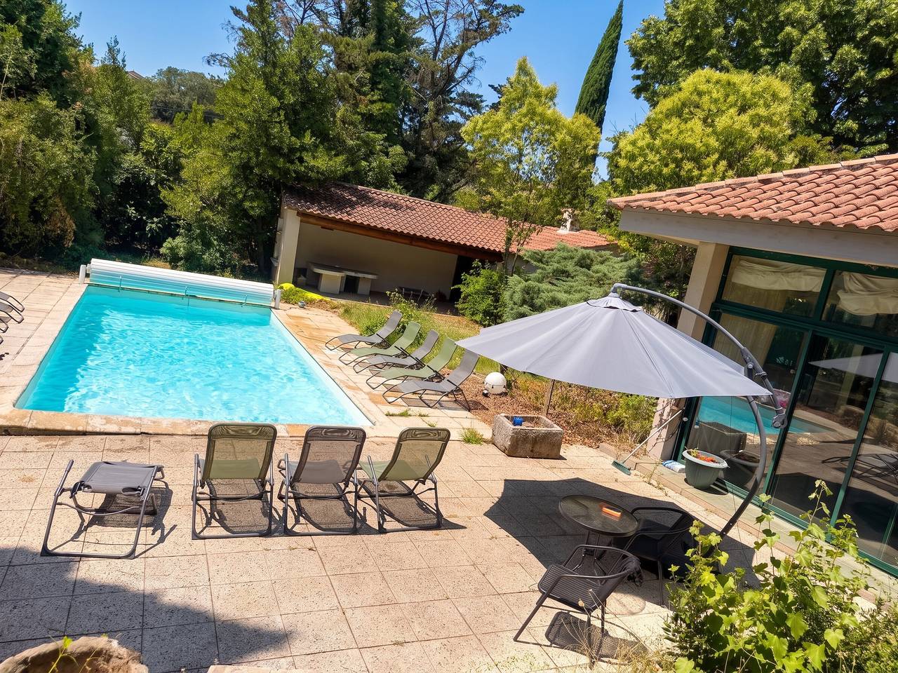 Ferienwohnung in Saint-Hilaire-de-Brethmas - 100m² mit Pool in Saint-Hilaire-de-Brethmas, Alès und Umgebung