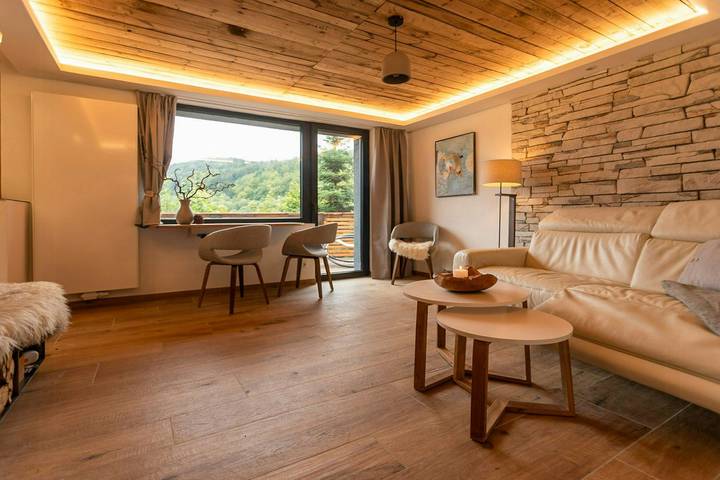 Ferienhaus für 3 Personen, mit Terrasse und Sauna sowie Garten, mit Haustier in Zella-Mehlis