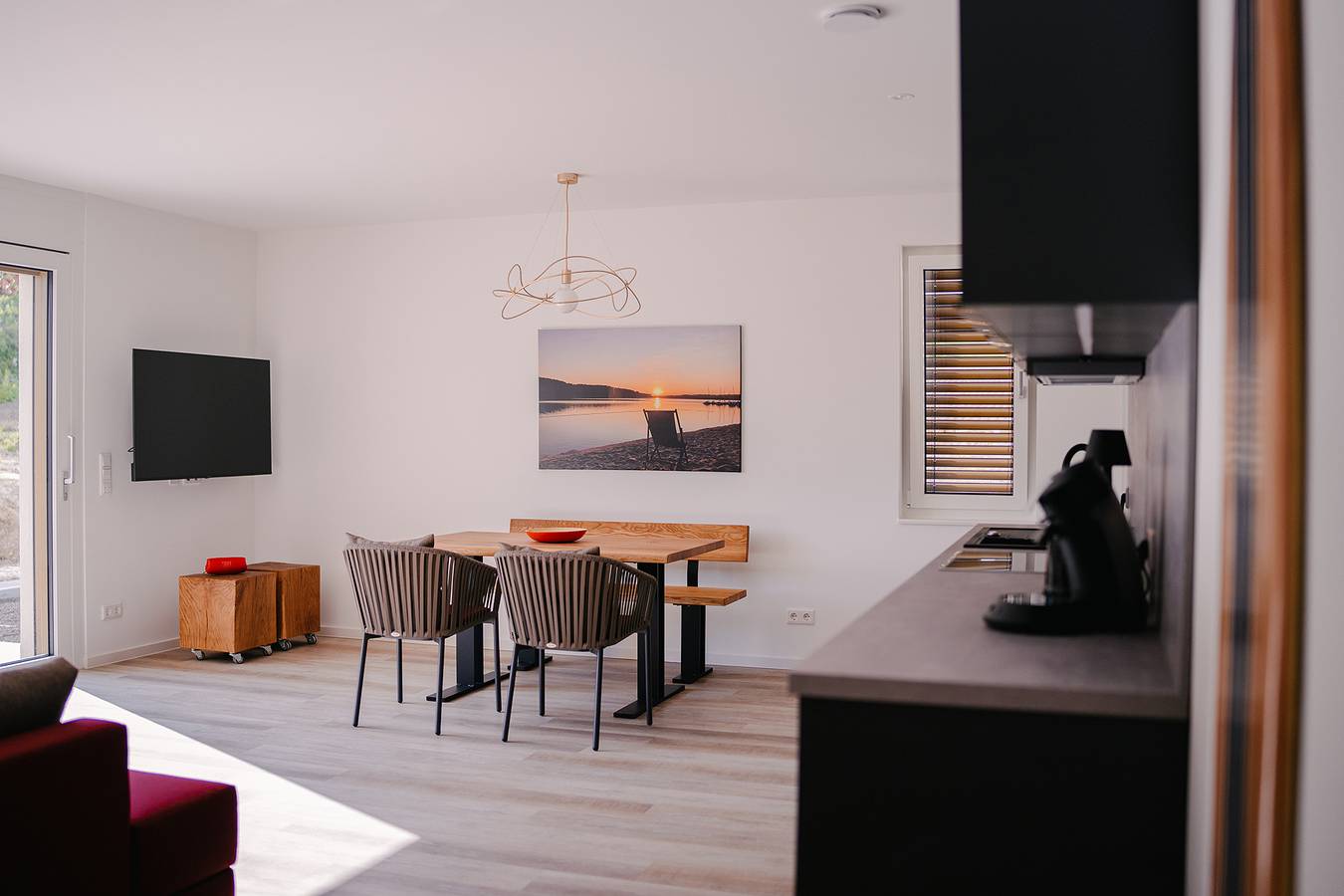 Ferienapartments Seepark Möhnesee - Ferienwohnung "Ankerplatz", 70qm, 1 Schlafraum, max 2 Personen in Körbecke, Möhnesee