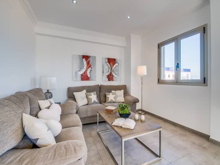 Ferienwohnung mit Meerblick für 4 Personen, mit Balkon, kinderfreundlich in Can Picafort