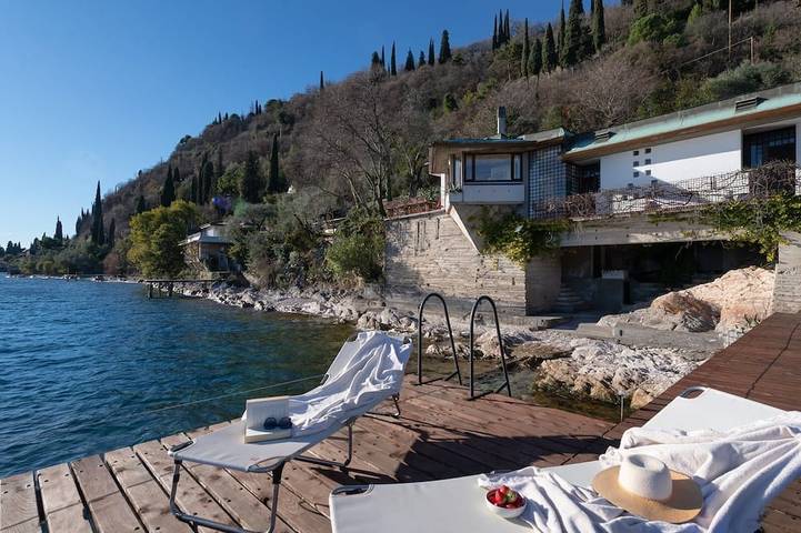 Villa für 6 Personen, mit Balkon und Garten in Toscolano-Maderno