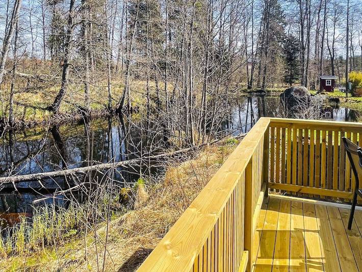 Semesterhus intill dammen, Bodafors in Norra Sandsjö distrikt, Jönköpings län
