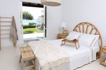 Bungalow für 4 Personen, mit Pool und Kinderpool sowie Garten auf Korfu