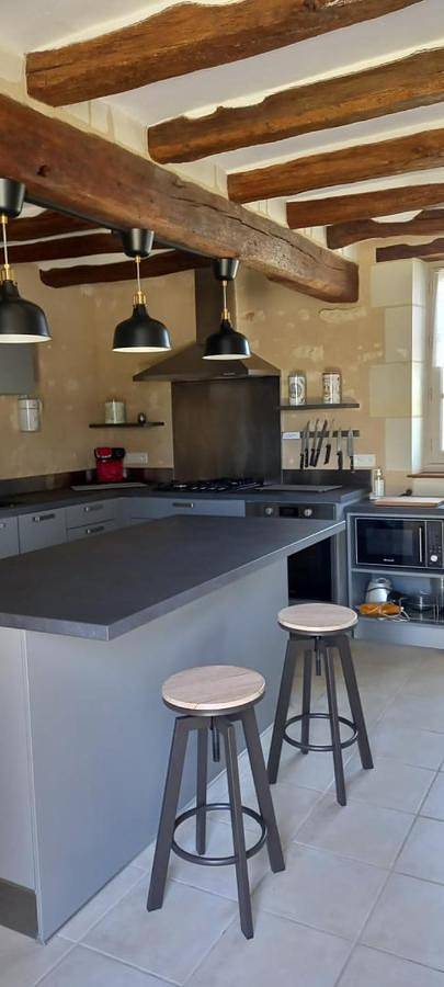 Location de vacances pour 6 personnes, avec jardin ainsi que vue et terrasse à Verneuil-sur-Indre - 3