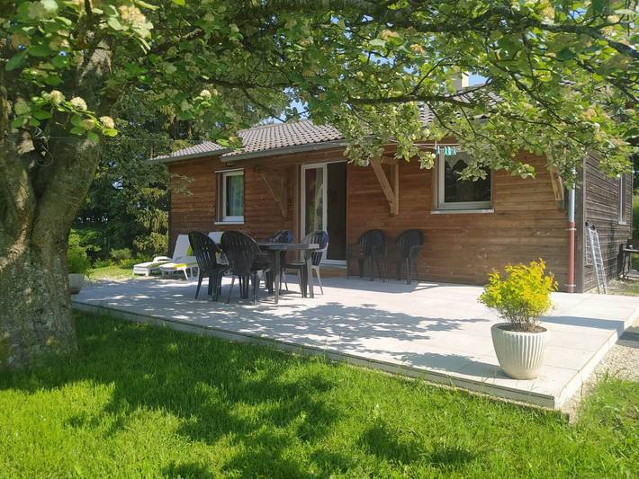 Chalet pour 5 personnes, avec terrasse et jardin, animaux acceptés