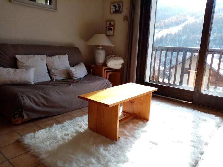 Hel lejlighed, Apartment 'Vue Piste Luc Alphand' with Mountain View and Private Terrace in Saint-Chaffrey, Serre Chevalier