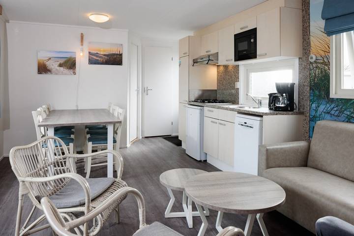 Chalet für 6 Personen, mit Balkon/Terrasse und Terrasse in Domburg - 4