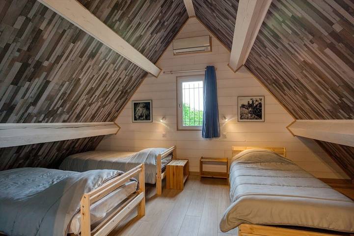 Gîte pour 5 personnes, avec piscine ainsi que jardin et sauna, animaux acceptés à Orliaguet - 3