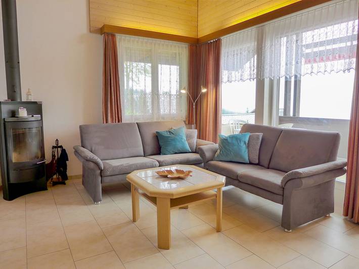 Ferienwohnung für 4 Personen, mit Seeblick und Ausblick sowie Garten am Thunersee - 3