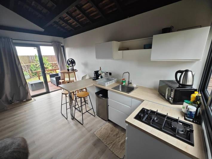 Bangalo para 2 pessoas, com terraço em Tahiti