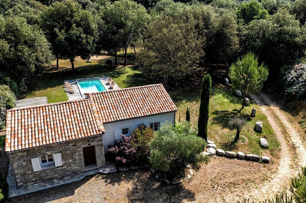 Domainedebracciole Corte villa, piscina, parco alberato 20ha, fiume in Corte Francia, Parco naturale regionale della Corsica