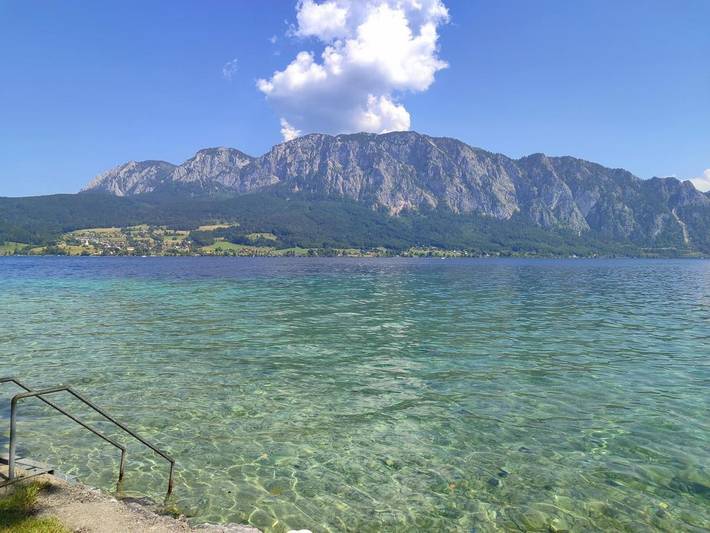 Ferienwohnung für 4 Personen, mit Balkon und Garten in Unterach am Attersee - 2
