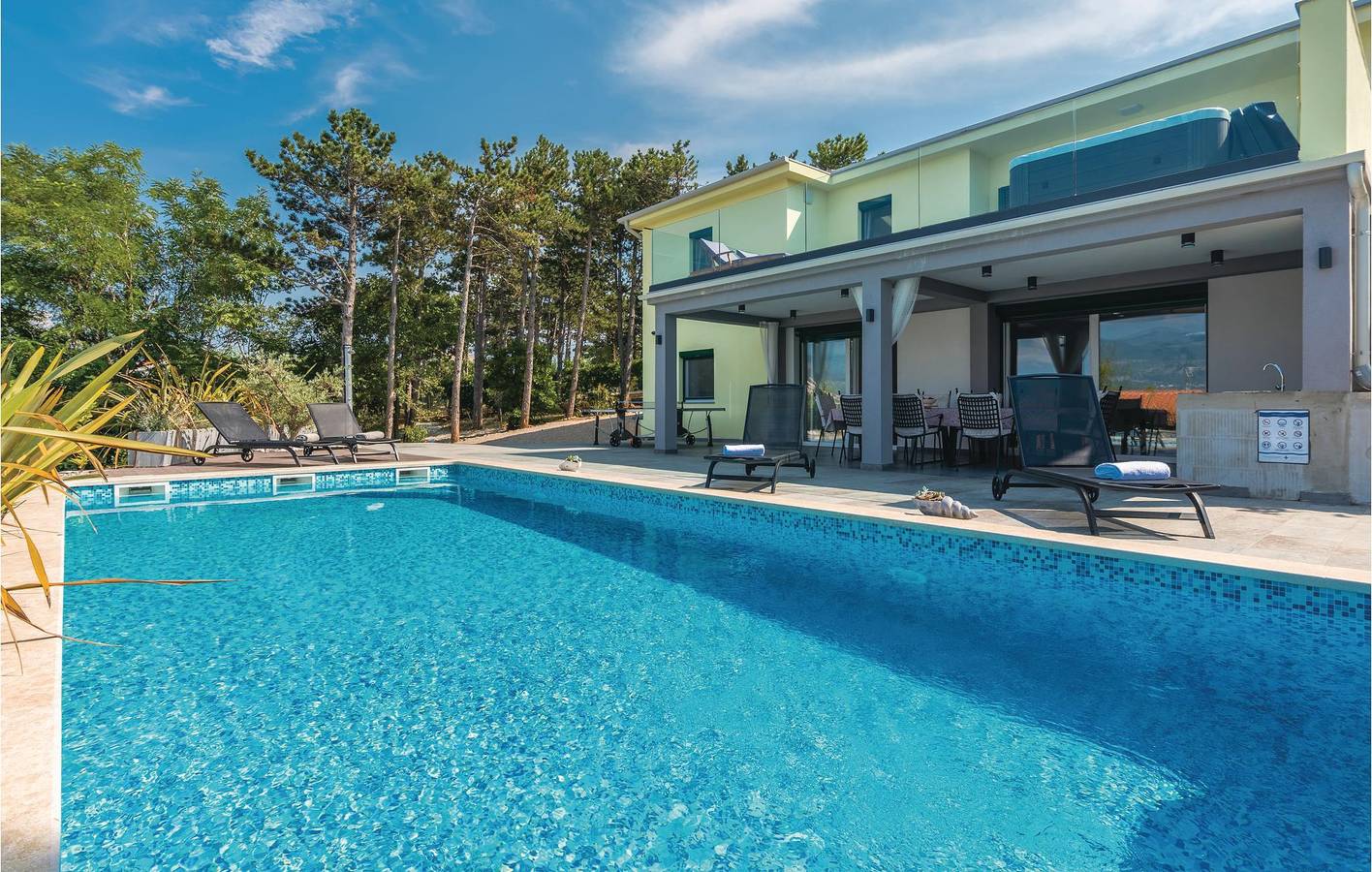 Ferienhaus für 6 Personen mit Sauna in Silo (Krk), Krk